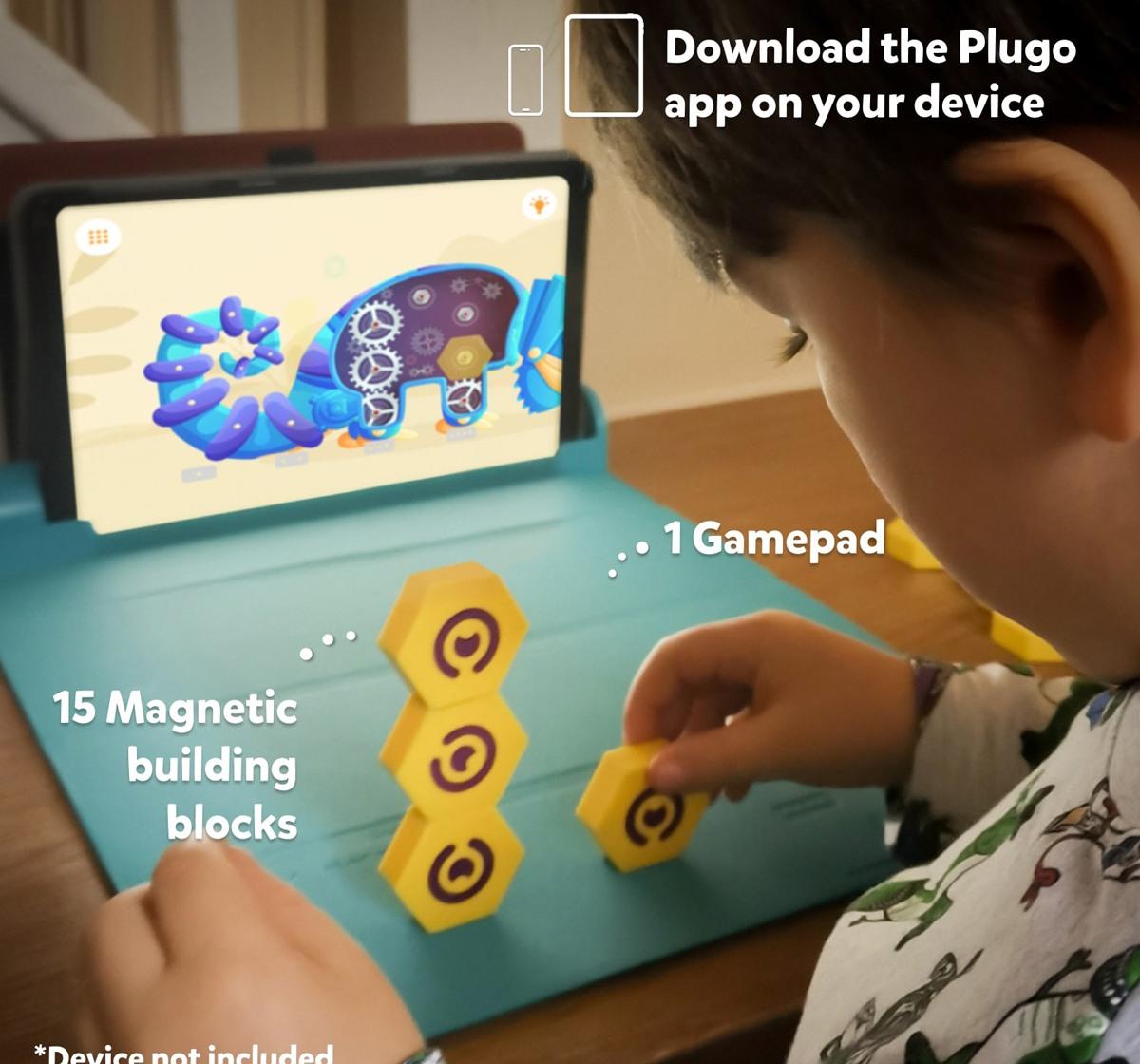 PlayShifu Plugo Connecto | Interactive STEM Puzzle Game | AR Learning Kit for Kids | Ages 4–10