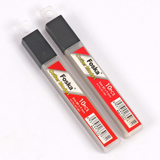 Foska Cutter Blades 0.4x9x80mm (Tube of 10)
